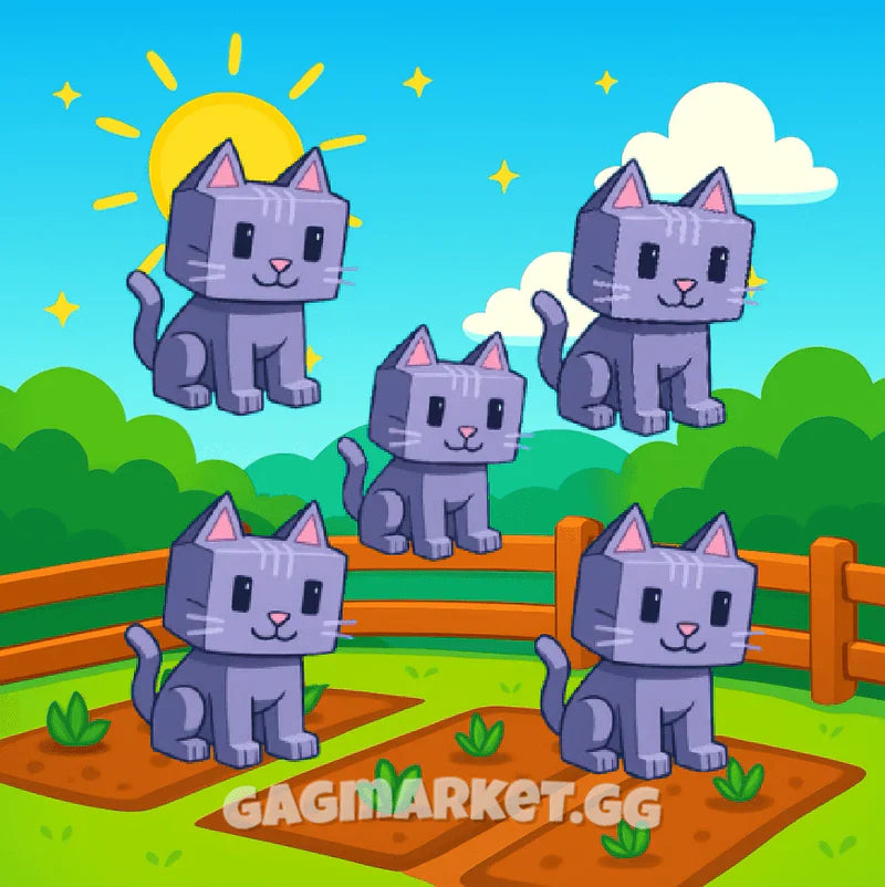 5x Moon Cat