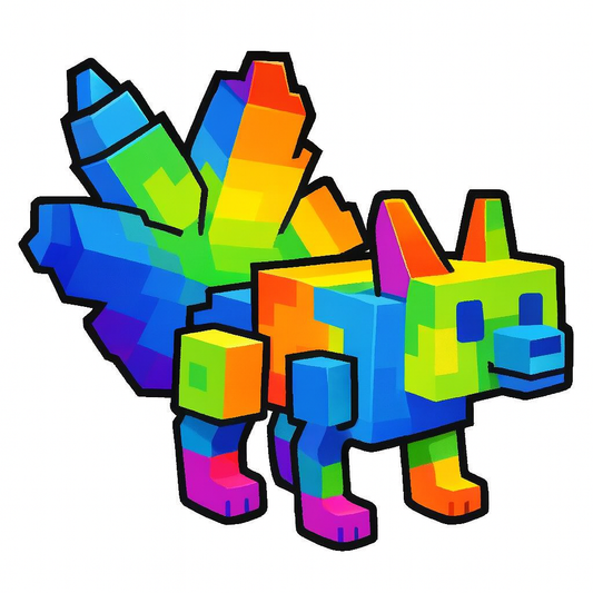 Rainbow Kitsune