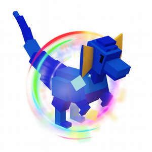 HATCHED Rainbow Dilophosaurus [OP XP FARM]